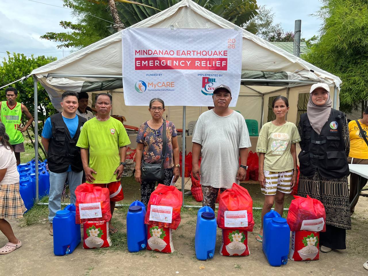 2026 Mindanao Earthquake Response — a PHILCARE project in General Santos City and Glan, Sarangani Province.